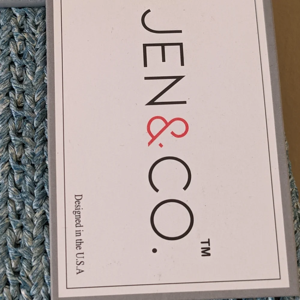 Jen & Co woven backpack
